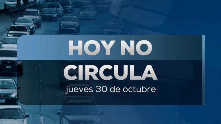Hoy No Circula en CDMX y Edomex: Así opera el calendario este 30 de octubre