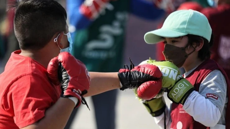 box clase masiva CDMX Zócalo
