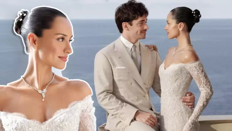 Alexandra Saint Mleux tuvo una lujosa boda con Charles Leclerc, tuvo un maquillaje “low cost” y el resultado fue totalmente inesperado