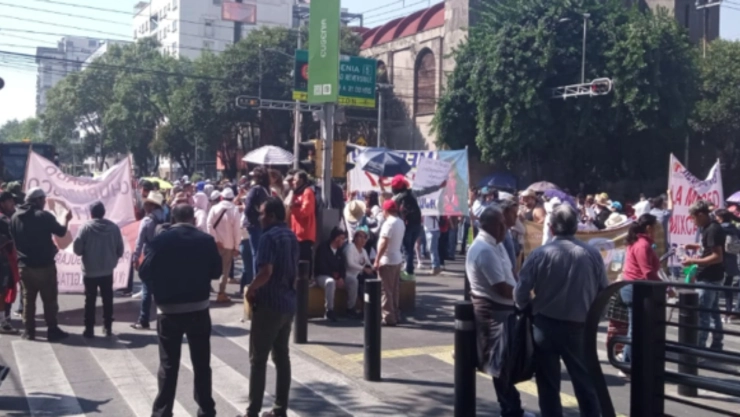 Manifestaciones, marchas y bloqueos en CDMX