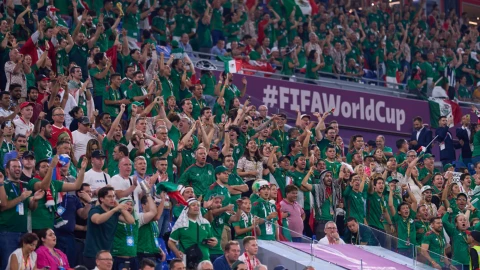 Aficionados de M&eacute;xico en Qatar 2022