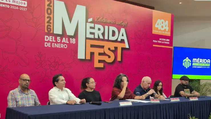 Mérida Fest 2026: Anuncian 38 espectáculos para celebrar el 484 aniversario de la ciudad