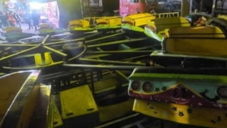 Hombre muere al salir proyectado de juego mecánico