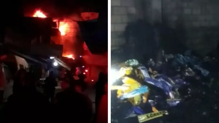 Chilapa mercado incendio Navidad