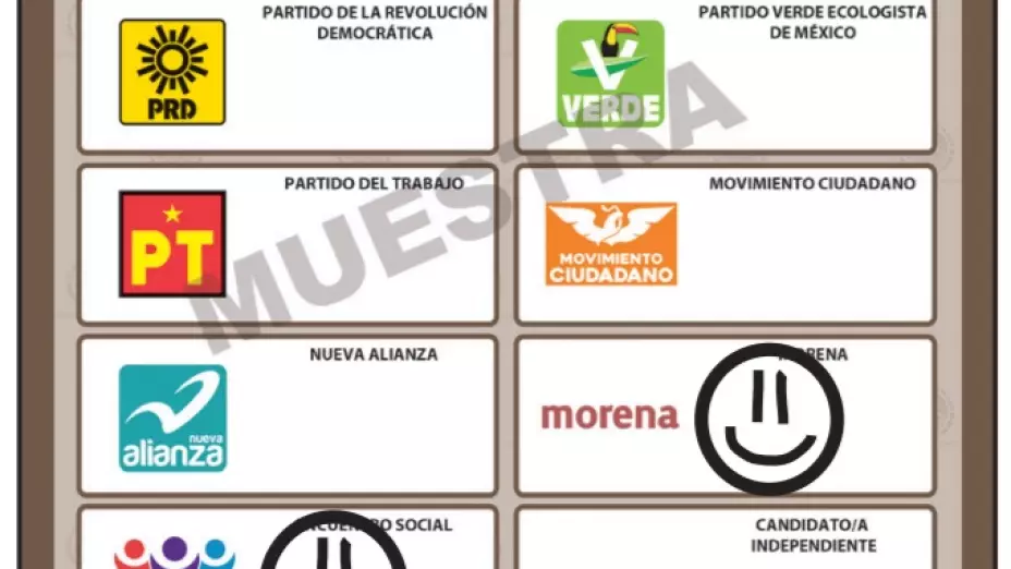 Voto válido por coalición forma cuatro