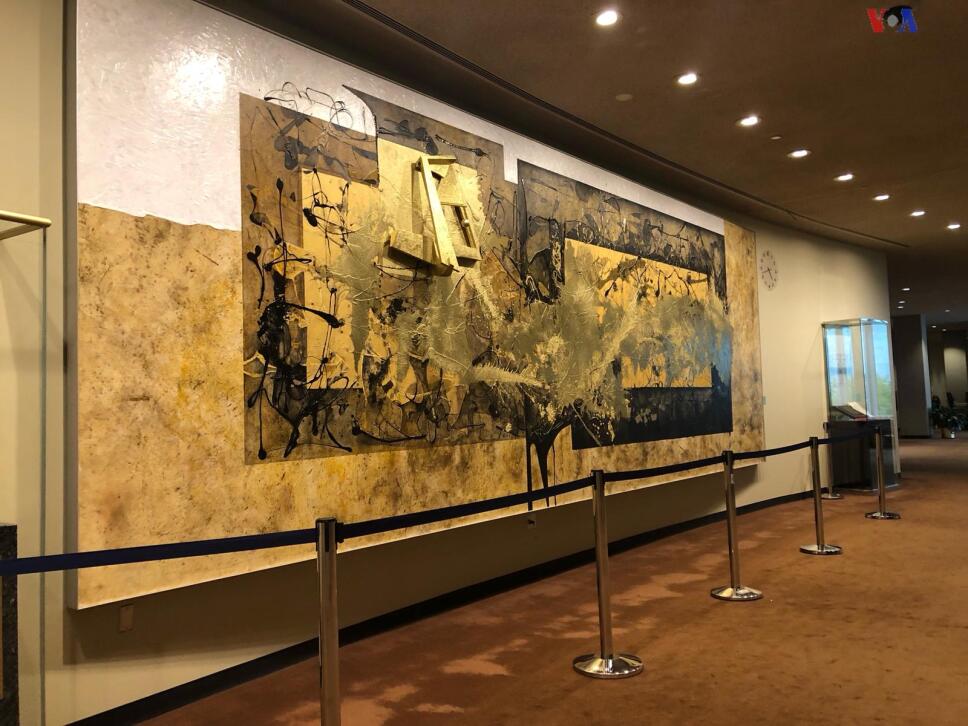 Obsequia México a la ONU un mural