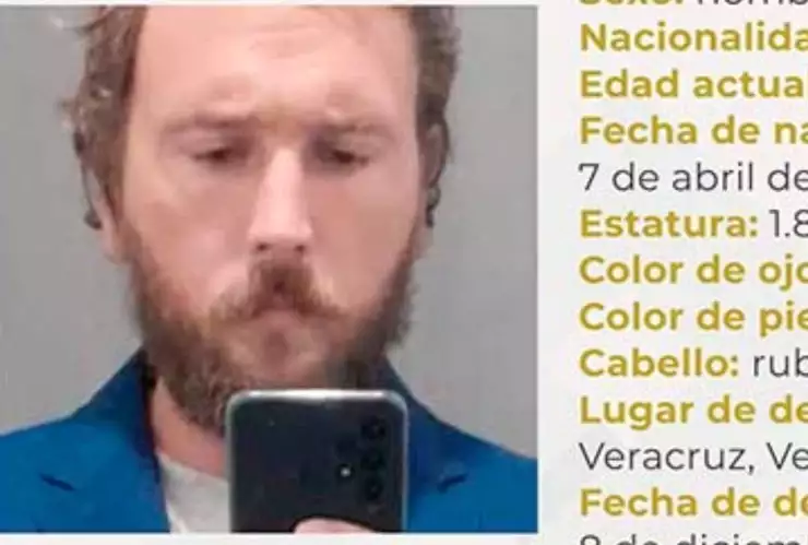 Irlandés desaparecido.