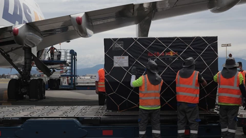 Aviones de Fórmula 1 llegan a México