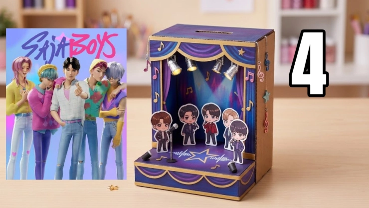 4 ideas para hacer una alcancía estilo Saja Boys para los fans de KPop Demon Hunters