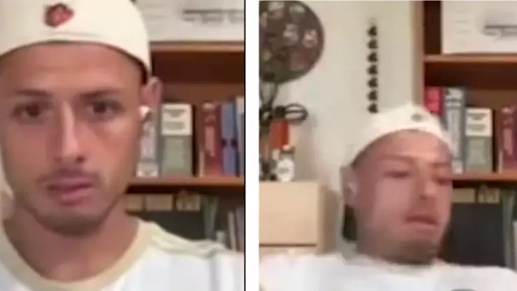 ‘Chicharito’ Hernández sufre caída en transmisión EN VIVO 1.jpg