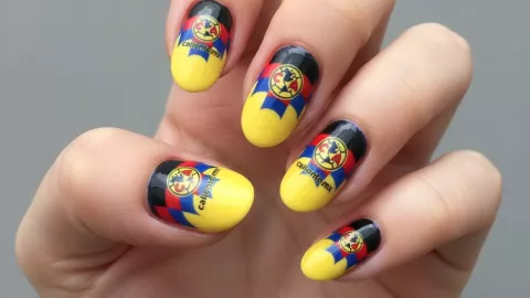 7 diseños de uñas inspiradas en el Club América que pueden ir en cualquier forma: se ven lindas en cortas o largas
