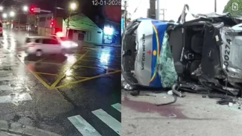 Policía muere choque patrulla Recife