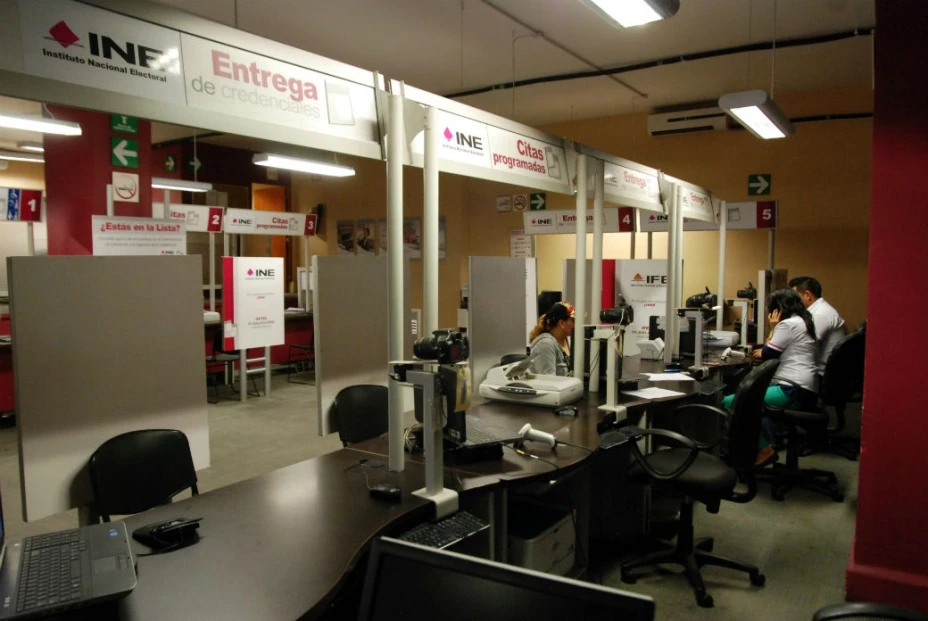 Módulos de atención del INE vacíos