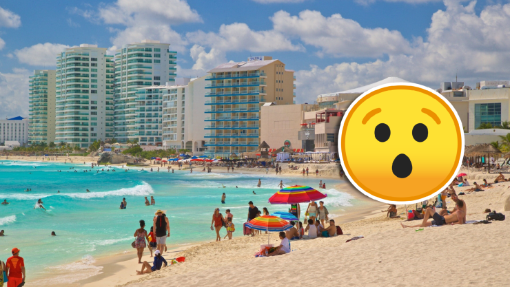FOTO_ ¡Increíble! Así se veía Playa Chac Mool, primera playa pública de Cancún en los 80’s.webp