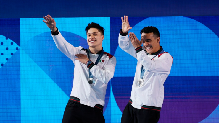 Tercera medalla para México ¡Plata en clavados por Osmar Olvera y Juan Manuel Celaya!