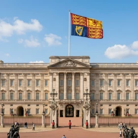 Palacio de Buckingham y la alternancia de las banderas