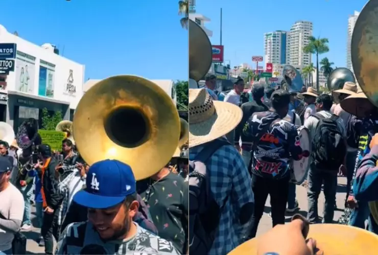 Músicos en Playas de Mazatlán