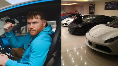 ¡Humildemente! Esta es la lujosa colección de vehículos del Canelo Álvarez