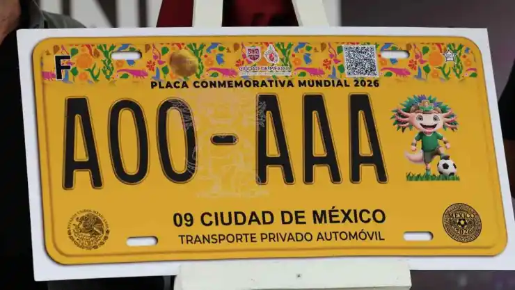 Placa conmemorativa de la Copa Mundial de la FIFA 2026™