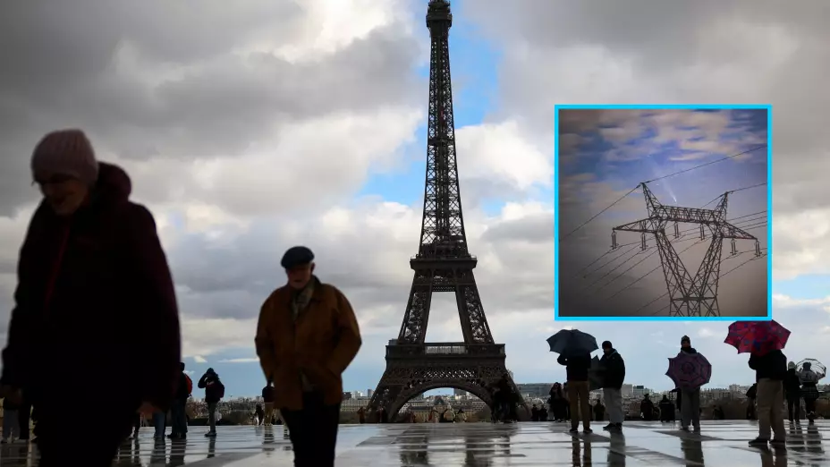 Apagón en París: un fallo en subestación eléctrica deja sin luz a 170 mil hogares