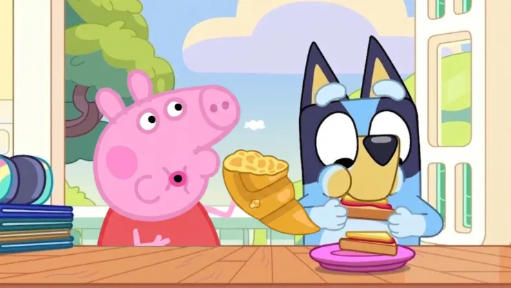 3 capítulos de Bluey y Peppa Pig que enseñan a los niños a probar nuevos alimentos sin berrinche