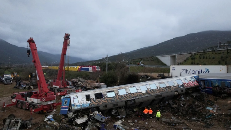 Ya son 57 los muertos por el choque de trenes en Grecia.