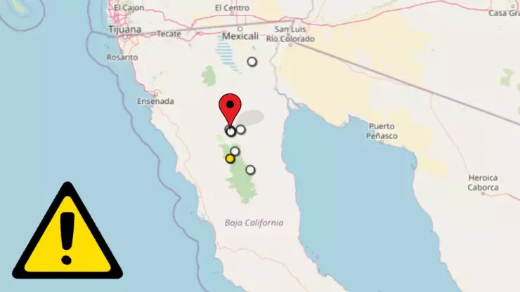 Una serie de sismos se registró este viernes en Baja California hoy 8 de diciembre de 2025
