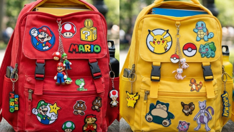 3 ideas de útiles escolares de Mario Bros y Pokémon sin coser para el regreso a clases