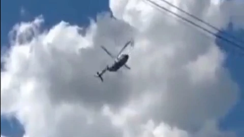 desplome helícoptero