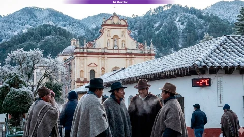 Frío Chiapas municipios con hasta 0° grados