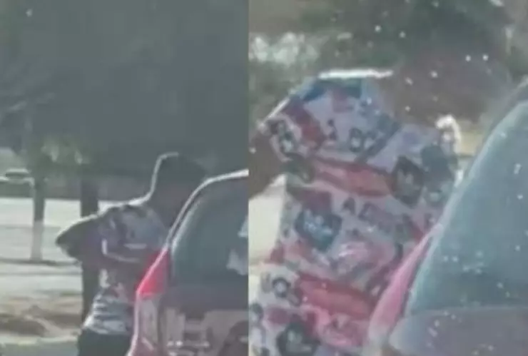 conductor furioso agredió a otro