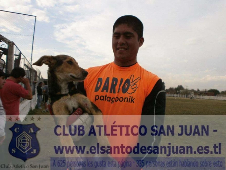 Los jugadores del Atlético San Juan publicaron fotos del perro