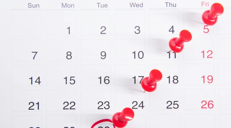Foto de calendario.