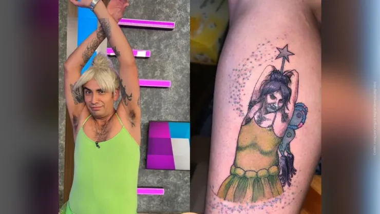 VIDEO: Fan se tatúa a nuestro querido Capi Pérez vestido de hada.