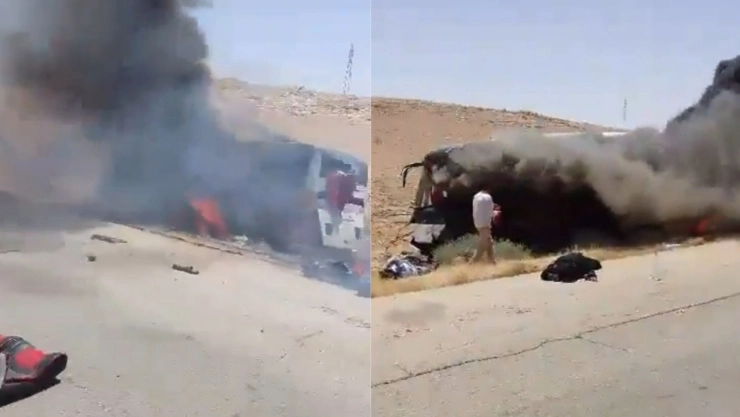 Accidente de autobús en Siria