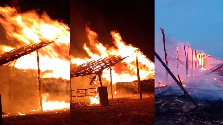 Incendio palapa Pijijiapan
