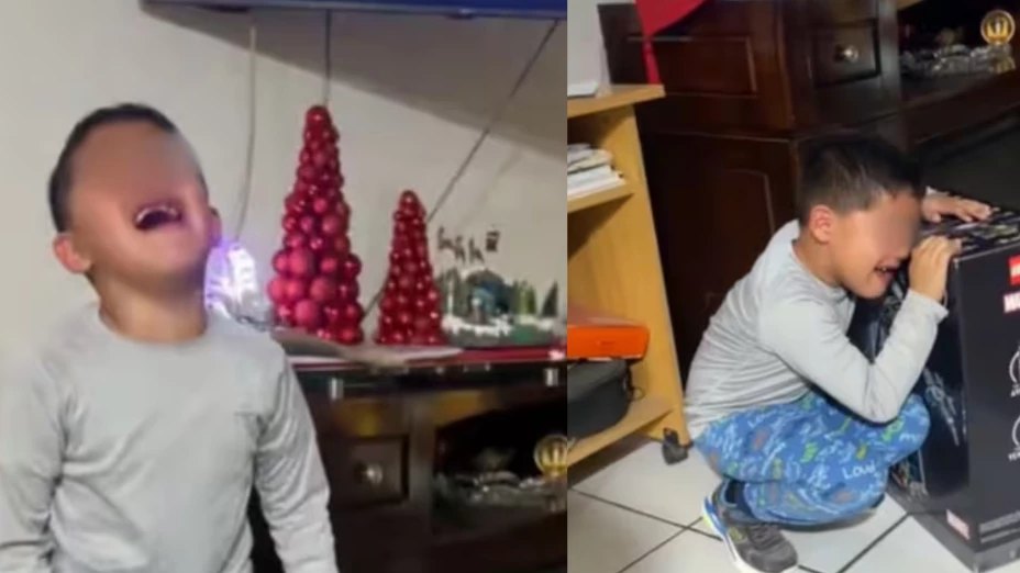 Niño compra LEGOS con tarjeta de su mamá.