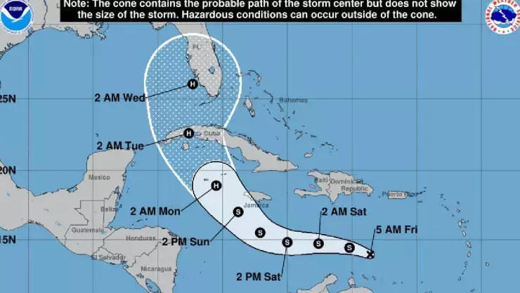 Depresión Troipical Nueve está cerca de las costas de Quintana Roo