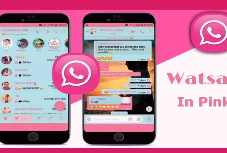 whatsapp pink troyano