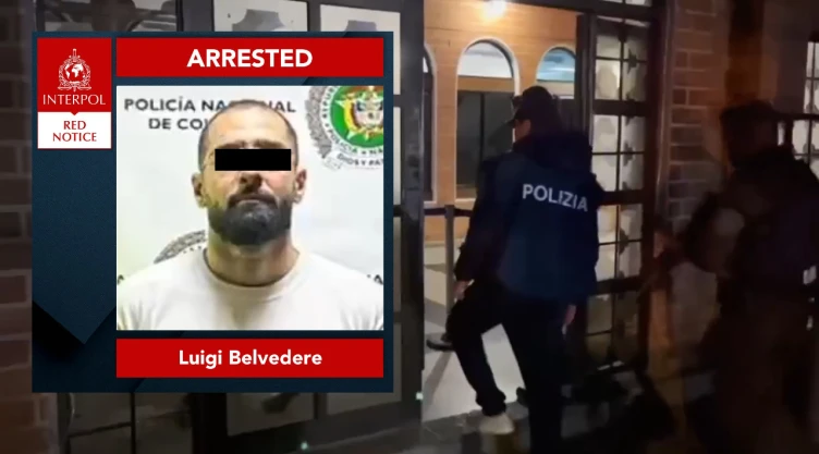 Luigi Belvedere era uno de los más buscados en Italia y fue detenido en Colombia.