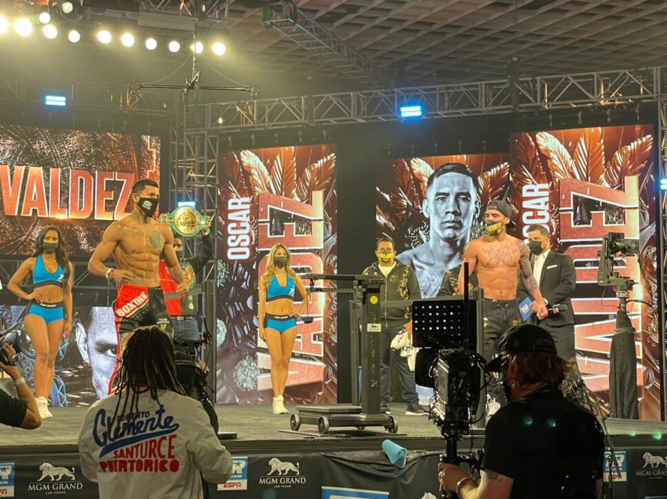 Pesaje Berchelt vs Valdez