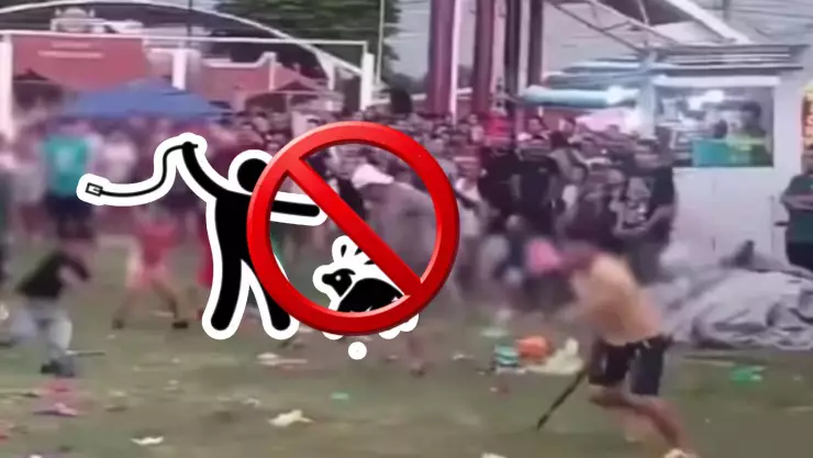 caso de maltrato animal Niños rompen piñata con animales vivos en Campeche