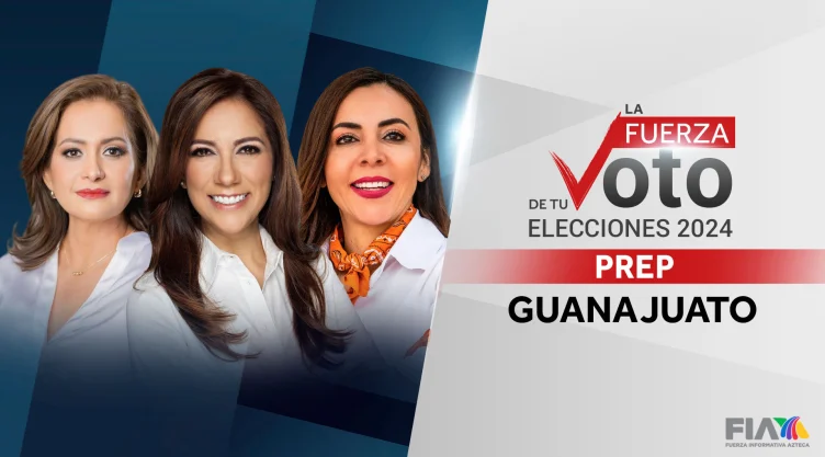 Resultados del PREP para gobernadora de Guanajuato.