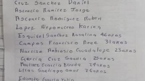 Lista de heridos accidente autob&uacute;s Atlacomulco