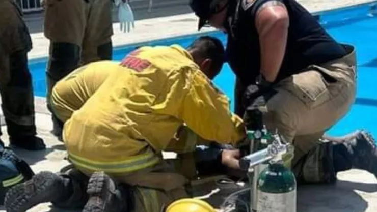 MURIÓ AHOGADO EN ALBERCA