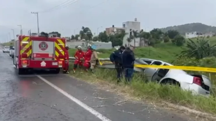 Dos hombres mueren tras fatal accidente en la carretera a Colotlán: Un neumático estalló