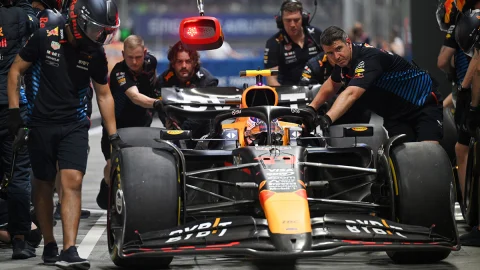 Checo Pérez en Singapur