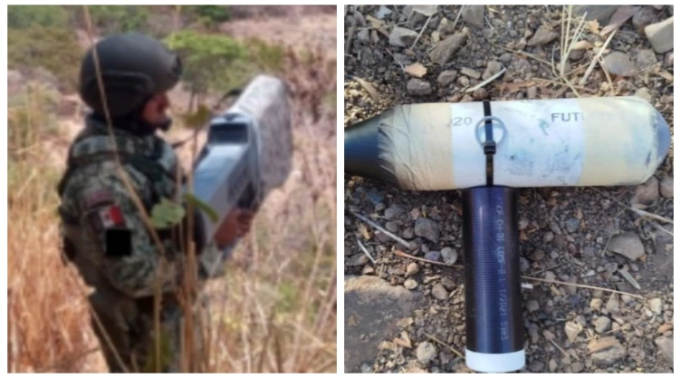 Militares derriban dron del crimen organizado y destruyen 23 explosivos en operativos en Sinaloa