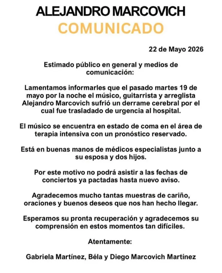 Alejandro Marcovich.