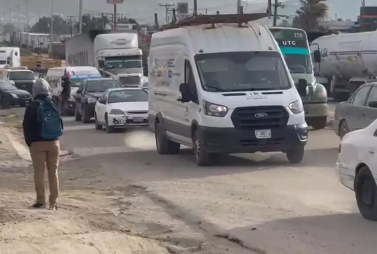 Termina bloqueo de la carretera libre Tijuana Tecate este 8 marzo